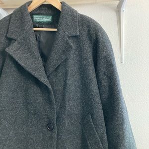 Dark Gray Vintage Peacoat